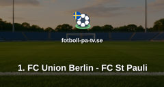 Bundesliga: 1. FC Union Berlin - FC St Pauli