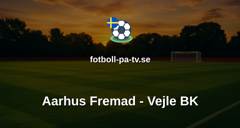 NordicBet Liga - Division 1 Danmark: Aarhus Fremad - Vejle BK