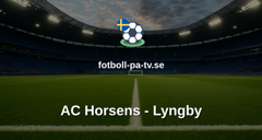 Superligan: AC Horsens - Lyngby