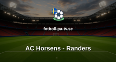 Superligan: AC Horsens - Randers