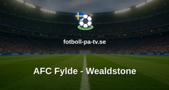National League: AFC Fylde - Wealdstone