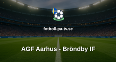 Superligan: AGF Aarhus - Bröndby IF