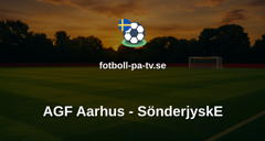 Superligan: AGF Aarhus - SönderjyskE