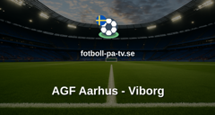 Superligan: AGF Aarhus - Viborg