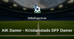 Damallsvenskan: AIK Damer - Kristianstads DFF Damer