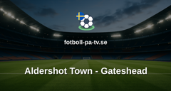National League: Aldershot Town - Gateshead