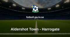 National League: Aldershot Town - Harrogate