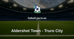 National League: Aldershot Town - Truro City