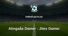 Elitettan: Alingsås Damer - Jitex Damer