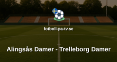 Elitettan: Alingsås Damer - Trelleborg Damer