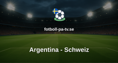 Fotbolls-VM: Argentina - Schweiz