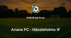 Ettan Södra: Ariana FC - Hässleholms IF