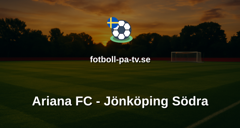 Ettan Södra: Ariana FC - Jönköping Södra