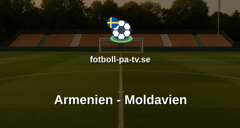 Träningsmatch: Armenien - Moldavien