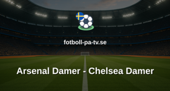 Womens Champions League: Arsenal Damer - Chelsea Damer