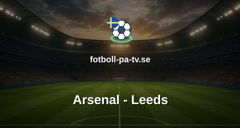 Premier League: Arsenal - Leeds