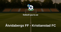 Ettan Södra: Åtvidabergs FF - Kristianstad FC