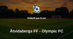 Ettan Södra: Åtvidabergs FF - Olympic FC