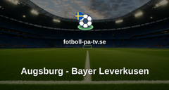 Bundesliga: Augsburg - Bayer Leverkusen
