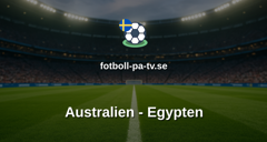 Fotbolls-VM: Australien - Egypten