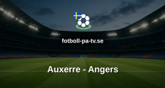 Ligue 1: Auxerre - Angers