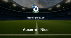 Ligue 1: Auxerre - Nice