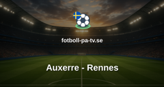 Ligue 1: Auxerre - Rennes