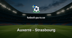 Ligue 1: Auxerre - Strasbourg