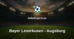 Bundesliga: Bayer Leverkusen - Augsburg