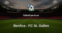 Europa League: Benfica - FC St. Gallen