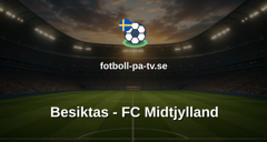 Europa League: Besiktas - FC Midtjylland