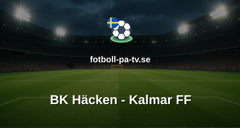 Allsvenskan: BK Häcken - Kalmar FF