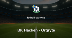 Allsvenskan: BK Häcken - Örgryte