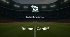 Championship: Bolton - Cardiff