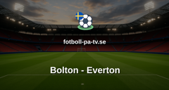 Träningsmatch: Bolton - Everton