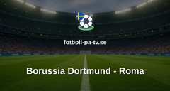 Träningsmatch: Borussia Dortmund - Roma