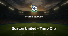 National League: Boston United - Truro City