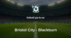 Championship: Bristol City - Blackburn