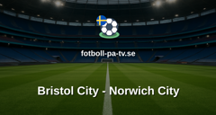 Championship: Bristol City - Norwich City