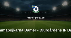 Damallsvenskan: Brommapojkarna Damer - Djurgårdens IF Damer