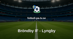 Superligan: Bröndby IF - Lyngby