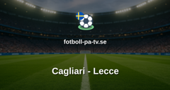 Serie A: Cagliari - Lecce