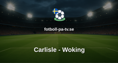National League: Carlisle - Woking