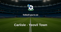 National League: Carlisle - Yeovil Town