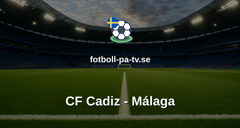 La Liga 2: CF Cadiz - Málaga