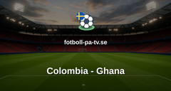 Fotbolls-VM: Colombia - Ghana