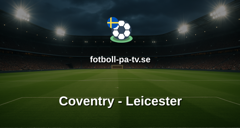 Championship: Coventry - Leicester