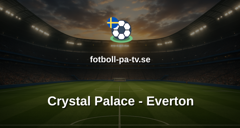 Premier League: Crystal Palace - Everton