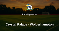 Premier League: Crystal Palace - Wolverhampton