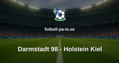 Bundesliga 2: Darmstadt 98 - Holstein Kiel